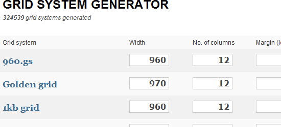 Grid System Generator