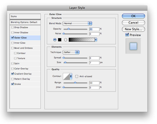 Creating the layout's navigation menu