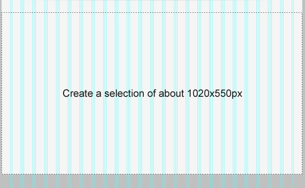 Create a selection for the footer area