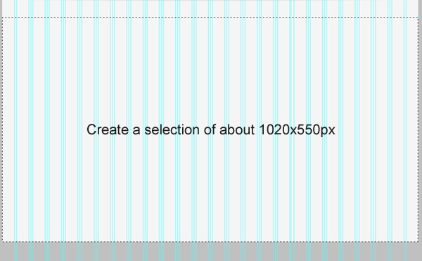 Create a selection for the footer area