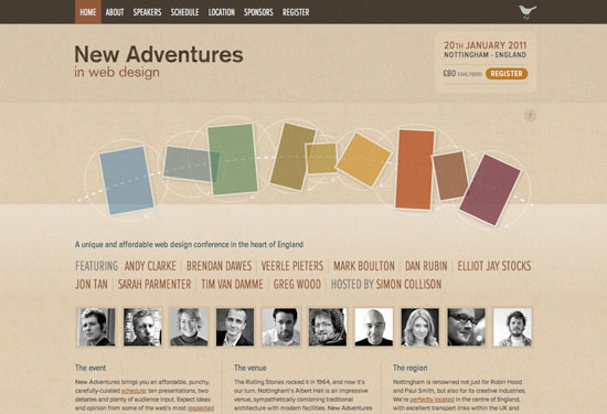 New Adventures In Web Design conference