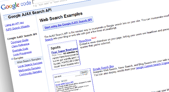Google Ajax search