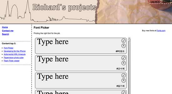 Font Picker