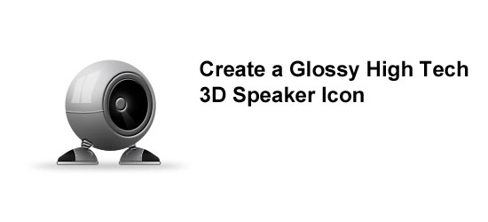 21 19 glossy high tech 3d speaker