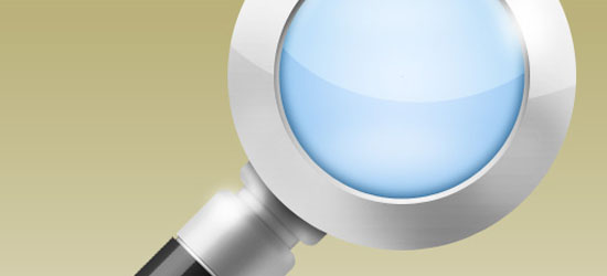 Create a Magnifying Glass Icon in Photoshop CS4