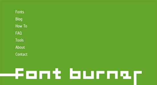 Font Burner