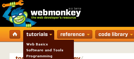 Web Monkey - Screen shot