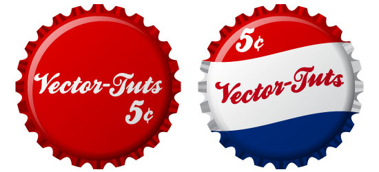 How to Create Vintage Vector Bottle Caps In Illustrator CS4 