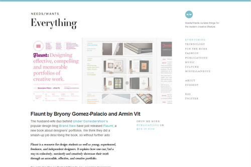 Needs/Wants Magazine