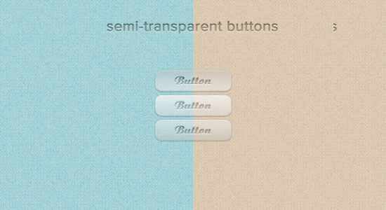 21 semi transparent buttons
