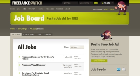 Freelance Switch Job Boards