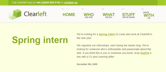 Internships