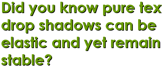 CSS Text Shadows screen shot.