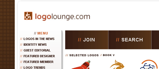 LogoLounge.Com - screen shot.