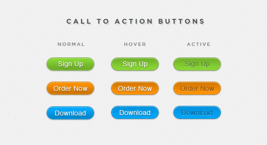 22 call to action buttons designmoo