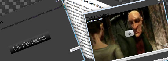 Semantic CSS Lightboxes