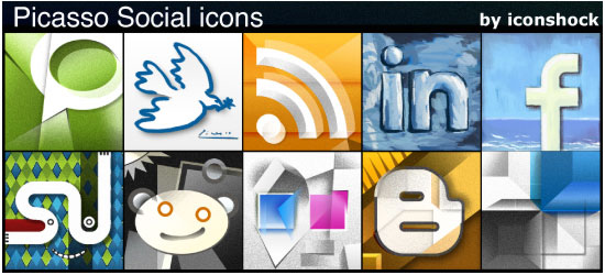 Picasso: A Free Social Media Icon Set