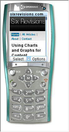 Testing your website using a variety of older handsets shows how bad things are getting.