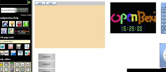 OPEN BEXI HTML Builder - screen shot.