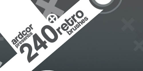 240 Retro Dynamic Brushes - screen shot.