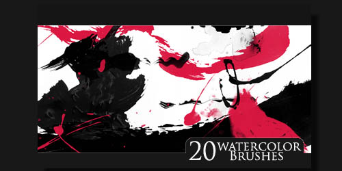 20 watercolor Brushes - screen shot.