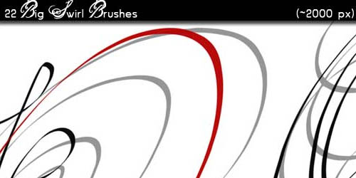 big swirl brushes - screen shot.