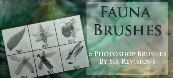 Fauna - Photoshop brush set leading image.