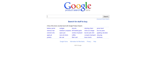 Google Product Search