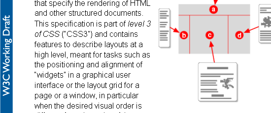 CSS Advanced Layout Module - screen shot.