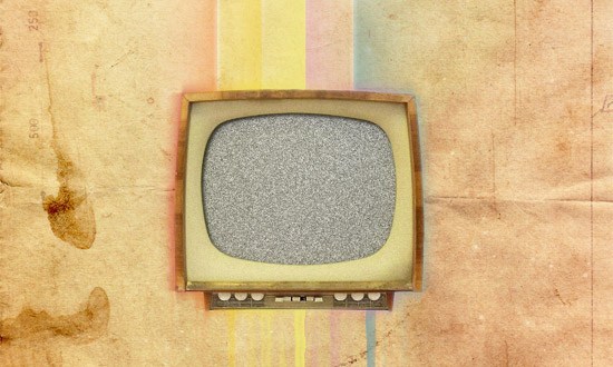 Create a Texture Based Vintage TV Poster in Photoshop