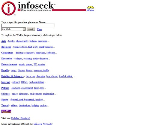 Infoseek (now Go.com)