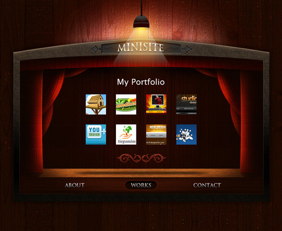 26 03 vcard minisite portfolio