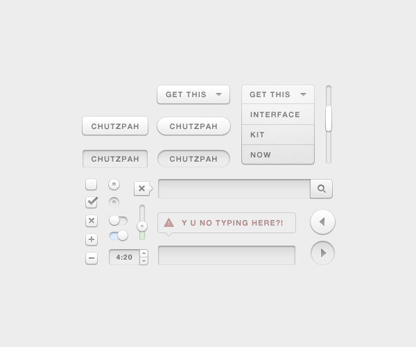 Chutzpah UI Design Kit