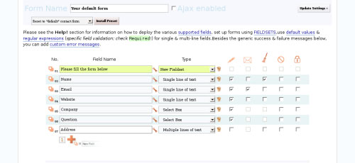 Web Form Builder