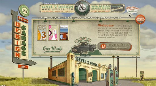 50's Era Web Design