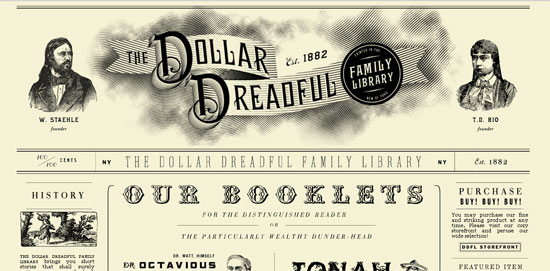 Late 1800's Era Web Design