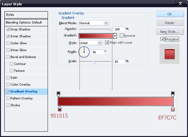 Gradient Overlay layer style