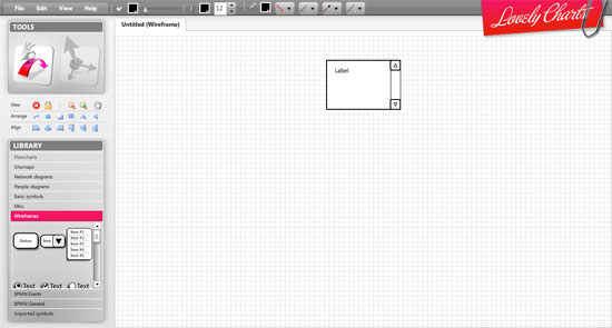 Lovely Charts for wireframing