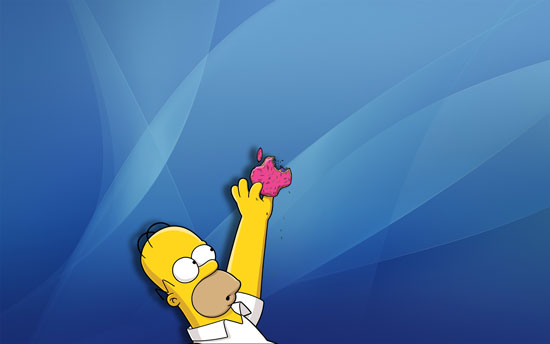 Simpsons OSX wallpaper