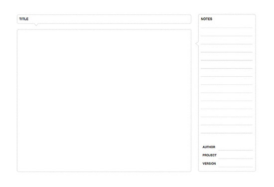 Basic wireframe template