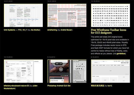 Tumblr blog showcases outstanding wireframes