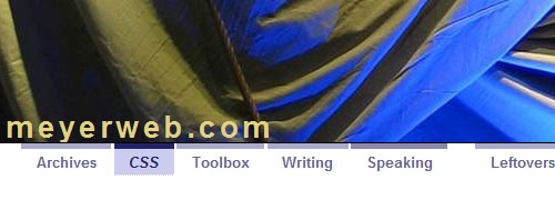Eric Meyer: CSS - screen shot.