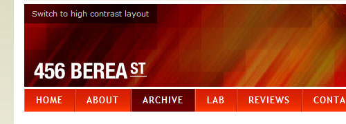 456 Berea Street – CSS category - screen shot.