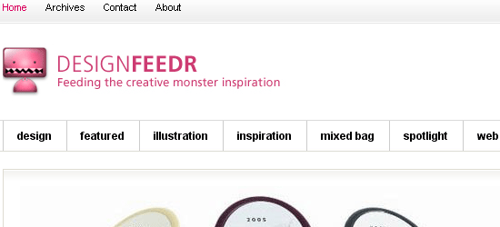 Designfeedr - screen shot.