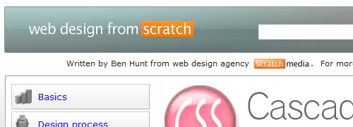Web Design from Scratch: CSS - screen shot.