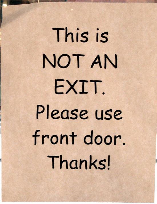 Not an Exit