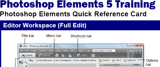 Photoshop Elements 5 - screen shot.