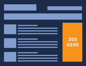 Google ad size 300 x 600