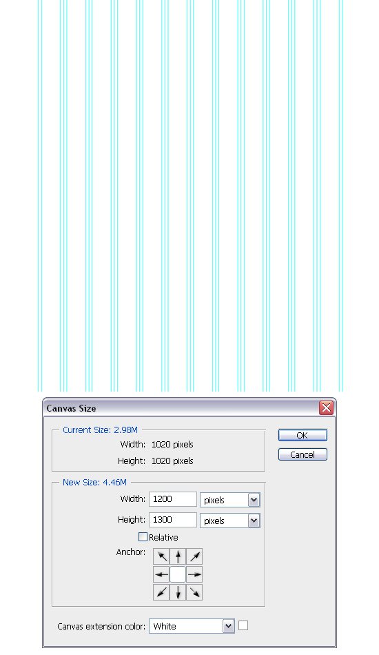 Start off by increasing the size of the document