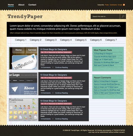 How to Create a "Worn Paper" Web Layout